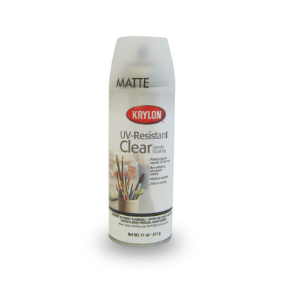 Krylon® UV-Resistant Matte Clear Coating 11oz Can