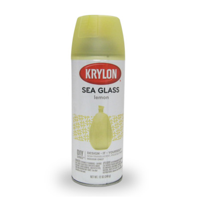 Krylon® Lemon Sea Glass Finish Paint 12oz