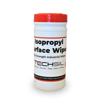 TECHSiL Industrial 70/30 Isopropyl Wipes x 100