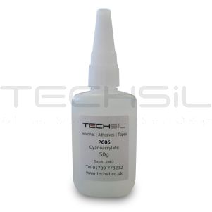 TECHSiL® PC06 Low Visc. Cyanoacrylate 40cPS 50gm